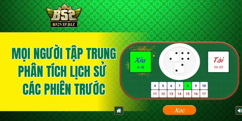 Mọi người tập trung phân tích lịch sử các phiên trước